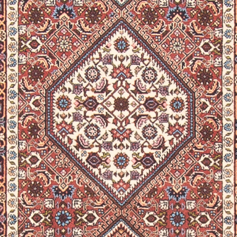 Alfombra de pasillo Alfombra persa - Bidjar - 395 x 84 cm - rojo