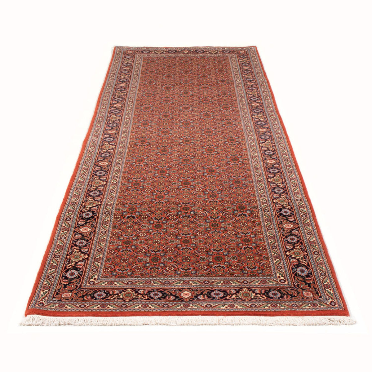 Alfombra de pasillo Alfombra persa - Bidjar - 300 x 100 cm - rojo