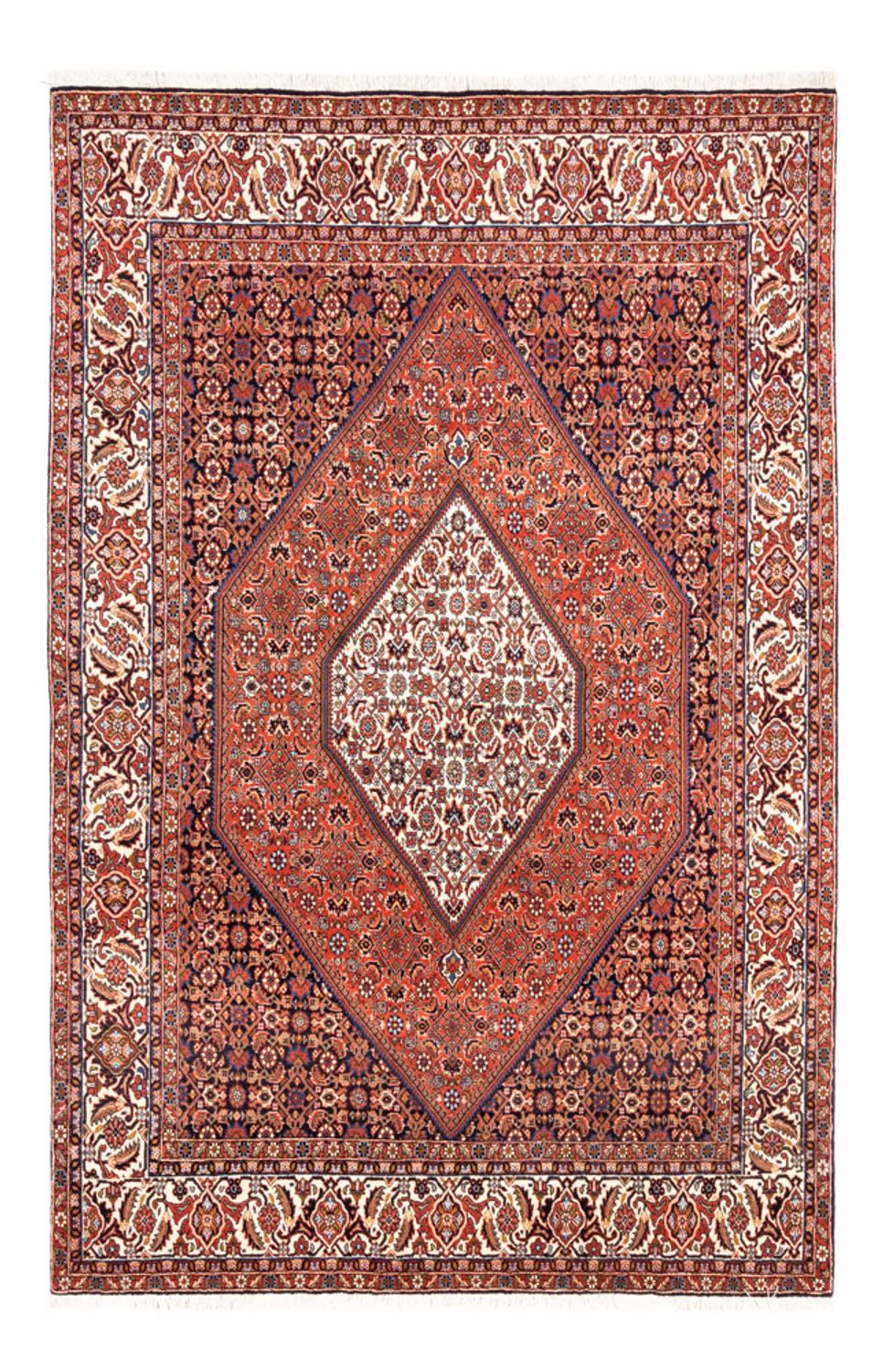 Alfombra persa - Bidjar - 240 x 170 cm - rojo