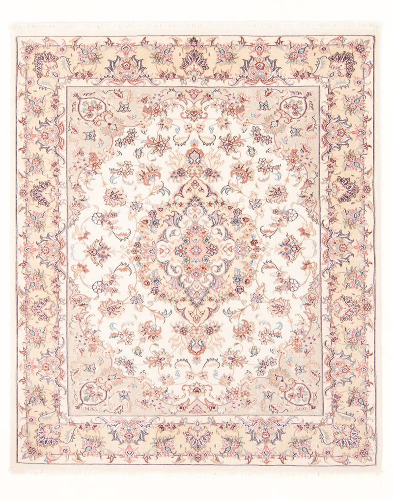 Alfombra Persa - Tabriz - Real - 195 x 150 cm - crema