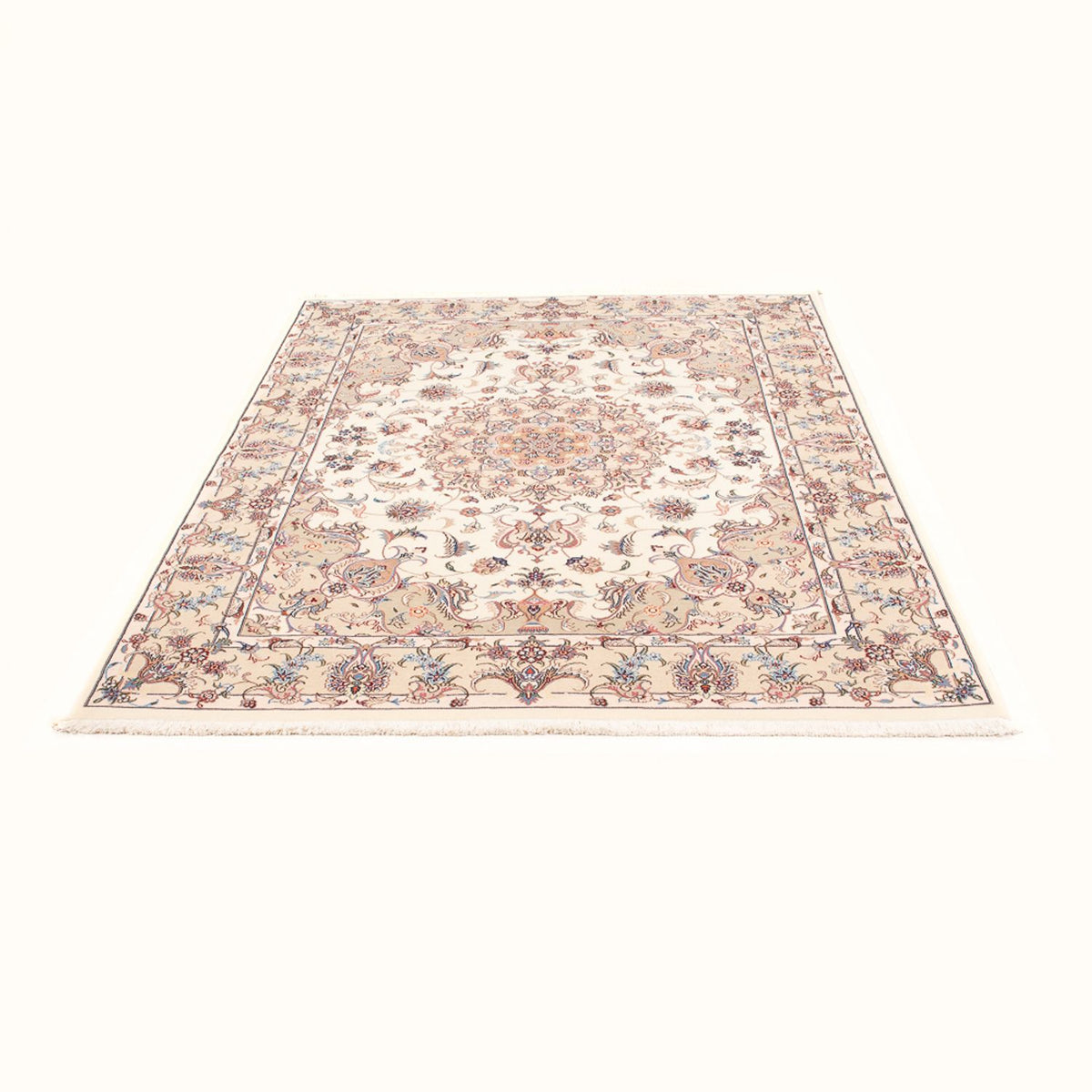 Alfombra Persa - Tabriz - Real - 198 x 148 cm - crema