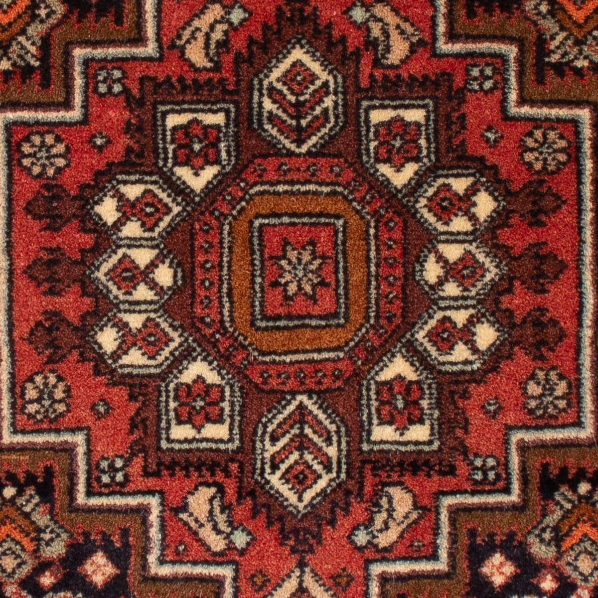 Alfombra persa - Nómada - 90 x 60 cm - rojo