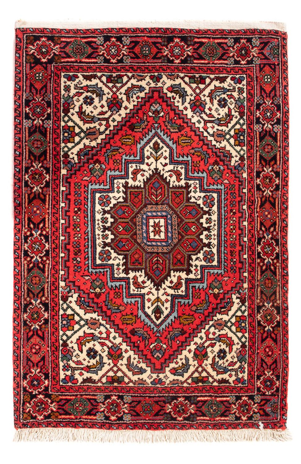 Alfombra persa - Nómada - 91 x 62 cm - rojo