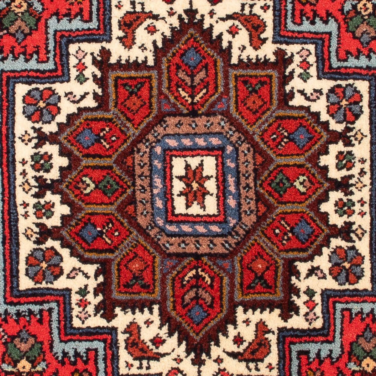 Alfombra persa - Nómada - 91 x 62 cm - rojo