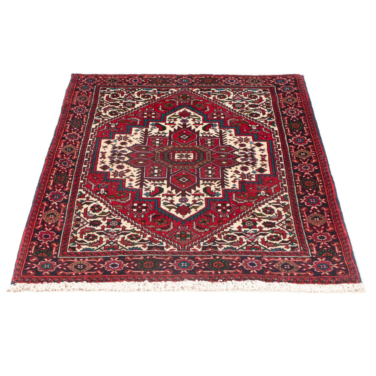 Alfombra persa - Nómada - 125 x 76 cm - crema