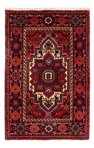 Alfombra persa - Nómada - 72 x 48 cm - rojo