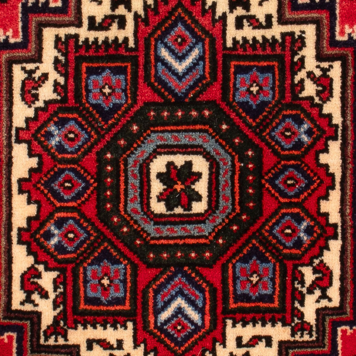 Alfombra persa - Nómada - 72 x 48 cm - rojo