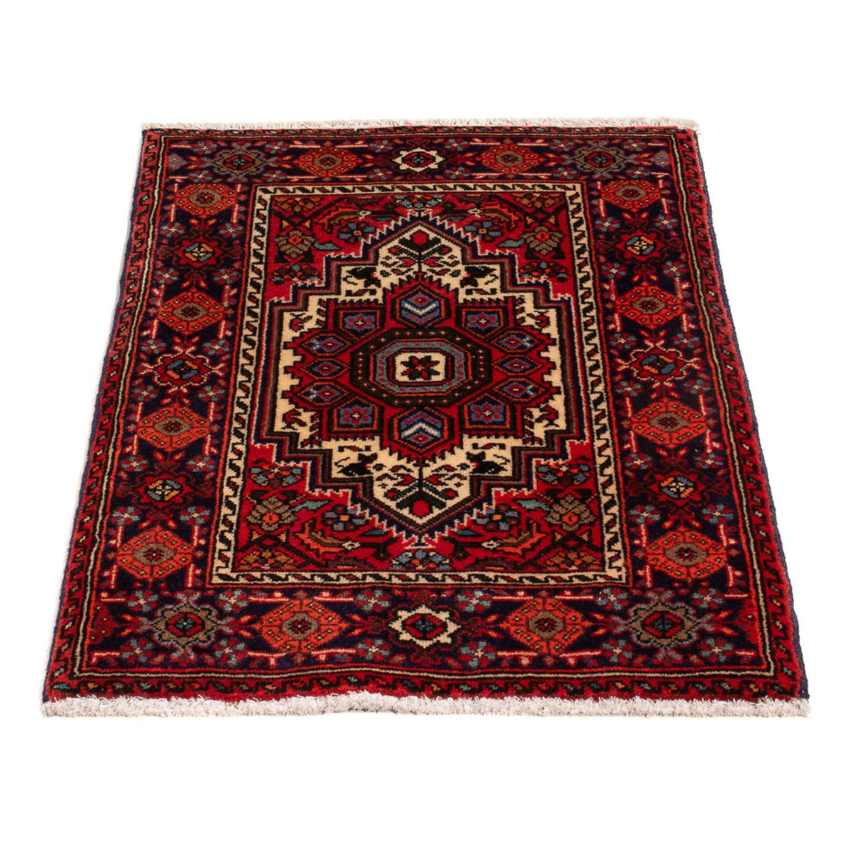 Alfombra persa - Nómada - 72 x 48 cm - rojo