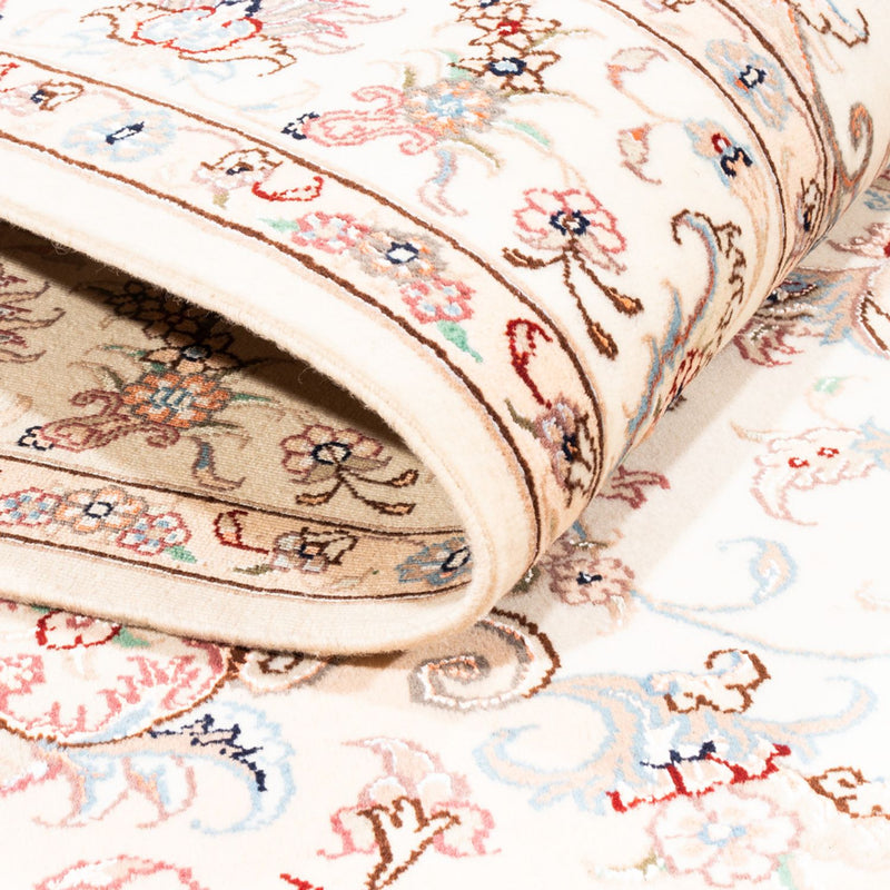 Alfombra persa - Tabriz - 196 x 153 cm - crema