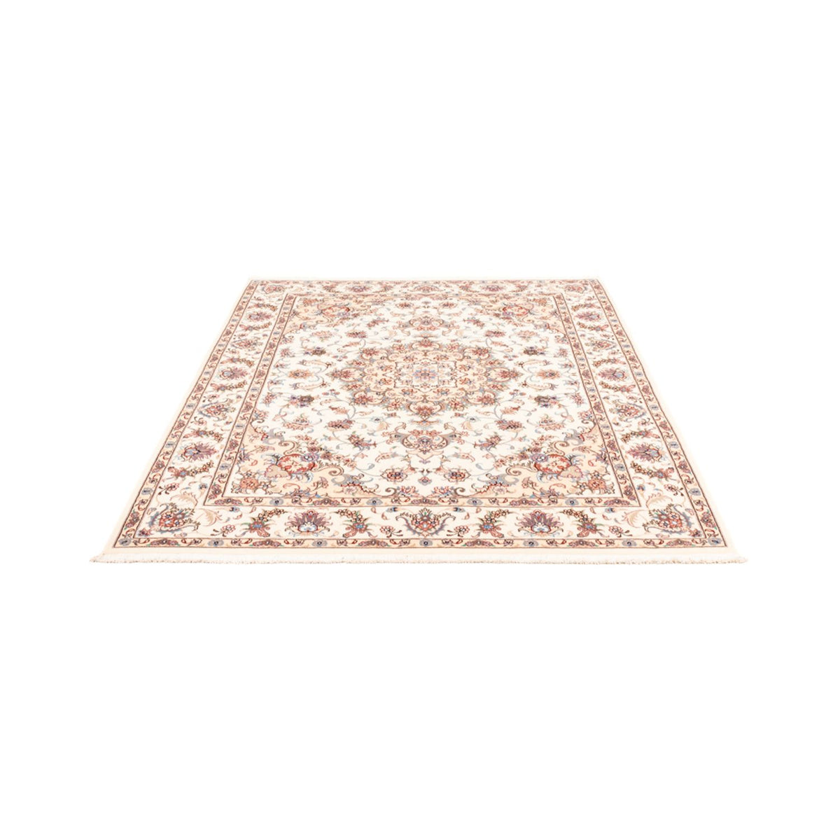 Alfombra persa - Tabriz - 196 x 153 cm - crema