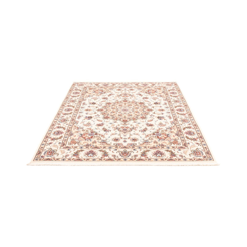 Alfombra persa - Tabriz - 196 x 153 cm - crema