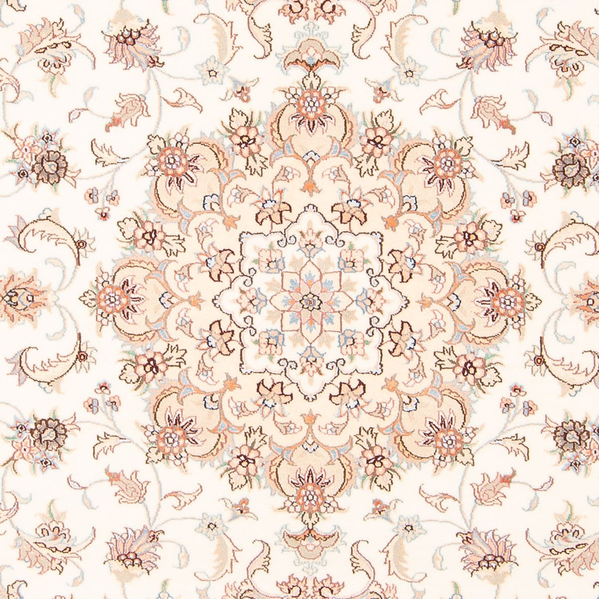Alfombra Persa - Tabriz - Real - 203 x 148 cm - crema