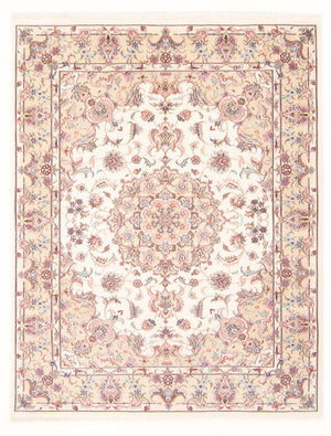 Alfombra Persa - Tabriz - Real - 196 x 150 cm - crema