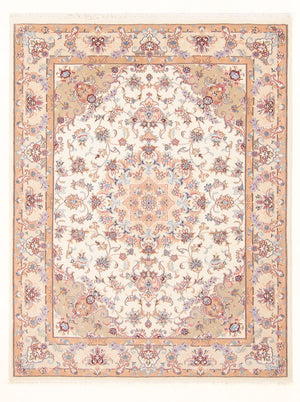 Alfombra Persa - Tabriz - Real - 195 x 147 cm - crema