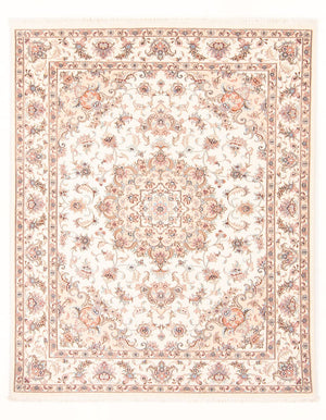 Alfombra Persa - Tabriz - Real - 197 x 152 cm - crema