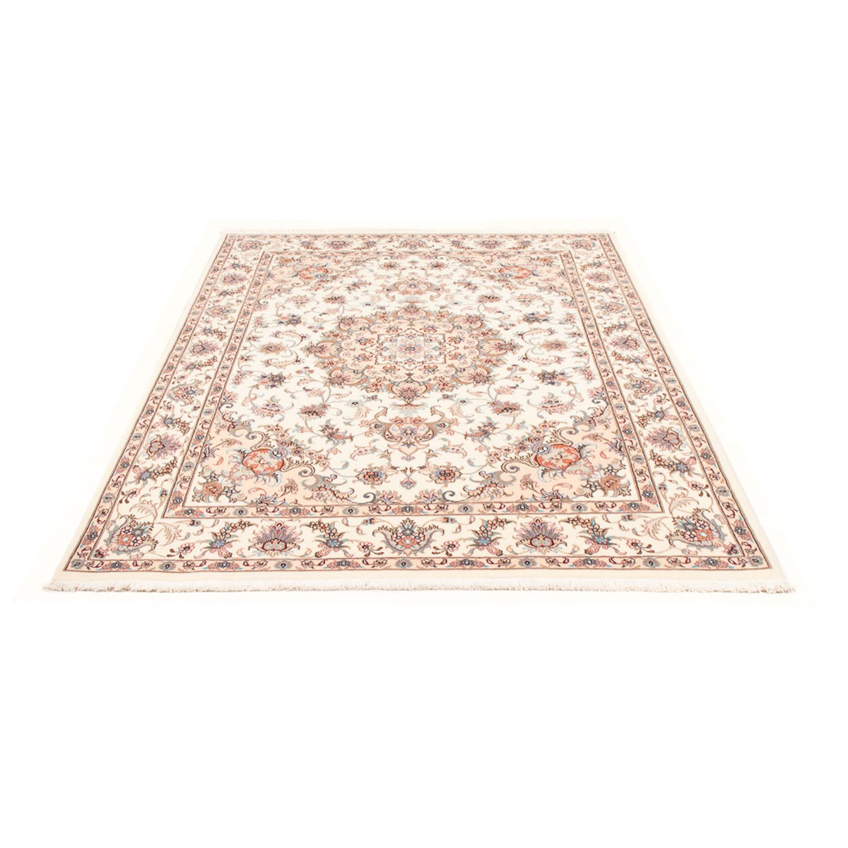 Alfombra Persa - Tabriz - Real - 197 x 152 cm - crema