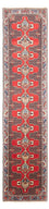 Alfombra de pasillo Alfombra persa - Clásica - 378 x 89 cm - rojo