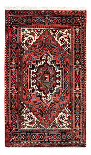 Alfombra persa - Nómada - 90 x 54 cm - rojo