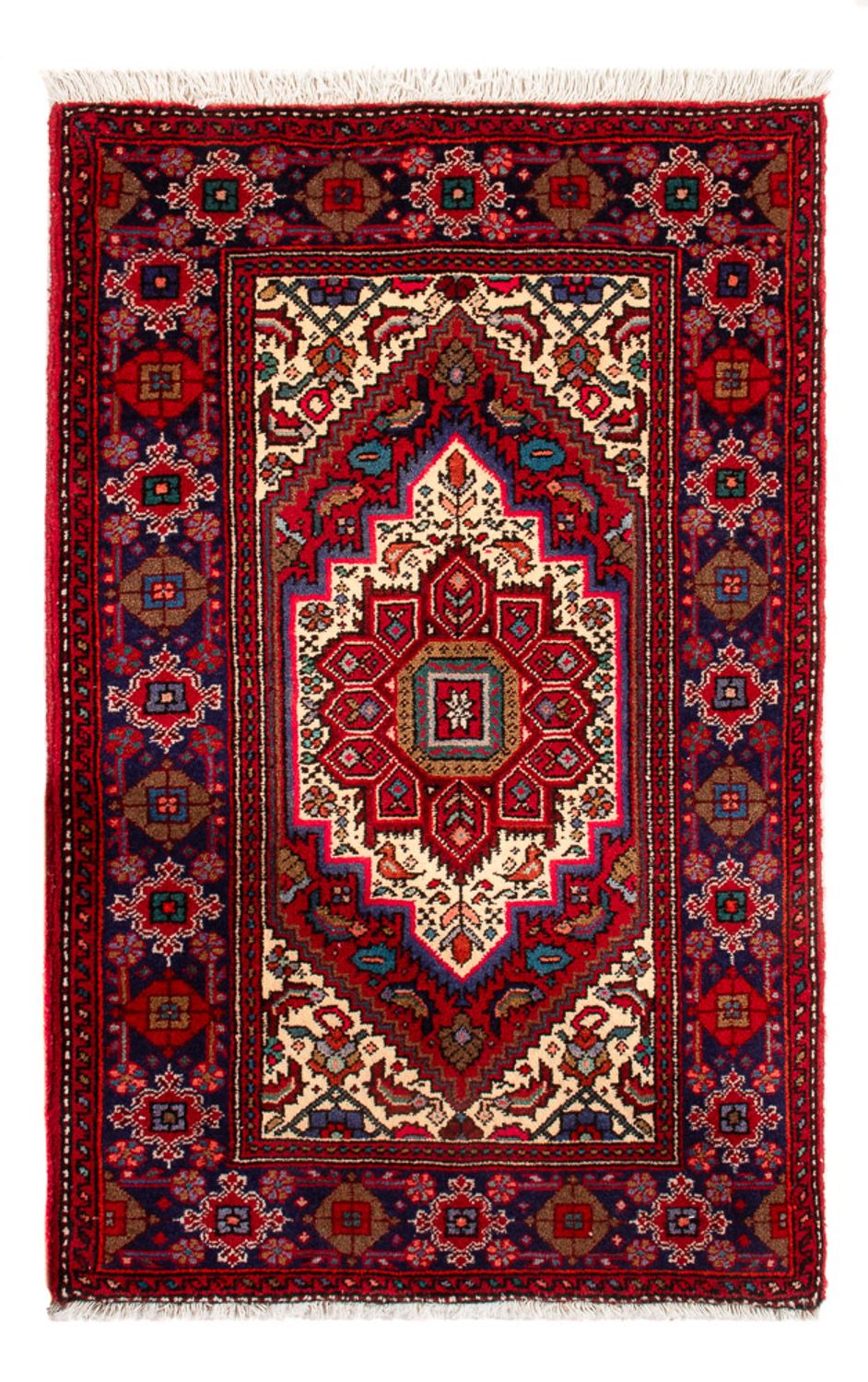 Alfombra persa - Nómada - 80 x 51 cm - rojo