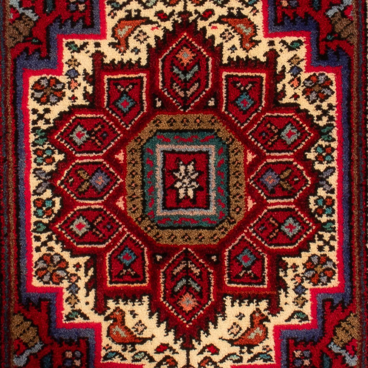 Alfombra persa - Nómada - 80 x 51 cm - rojo