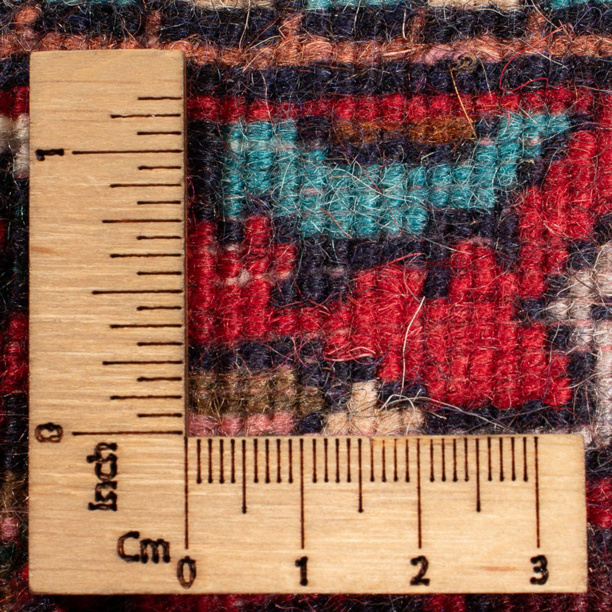 Alfombra persa - Nómada - 90 x 60 cm - rojo