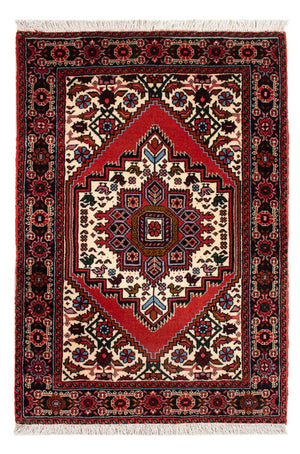 Alfombra persa - Nómada - 90 x 60 cm - rojo
