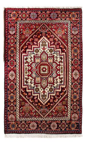 Alfombra persa - Nómada - 100 x 57 cm - rojo