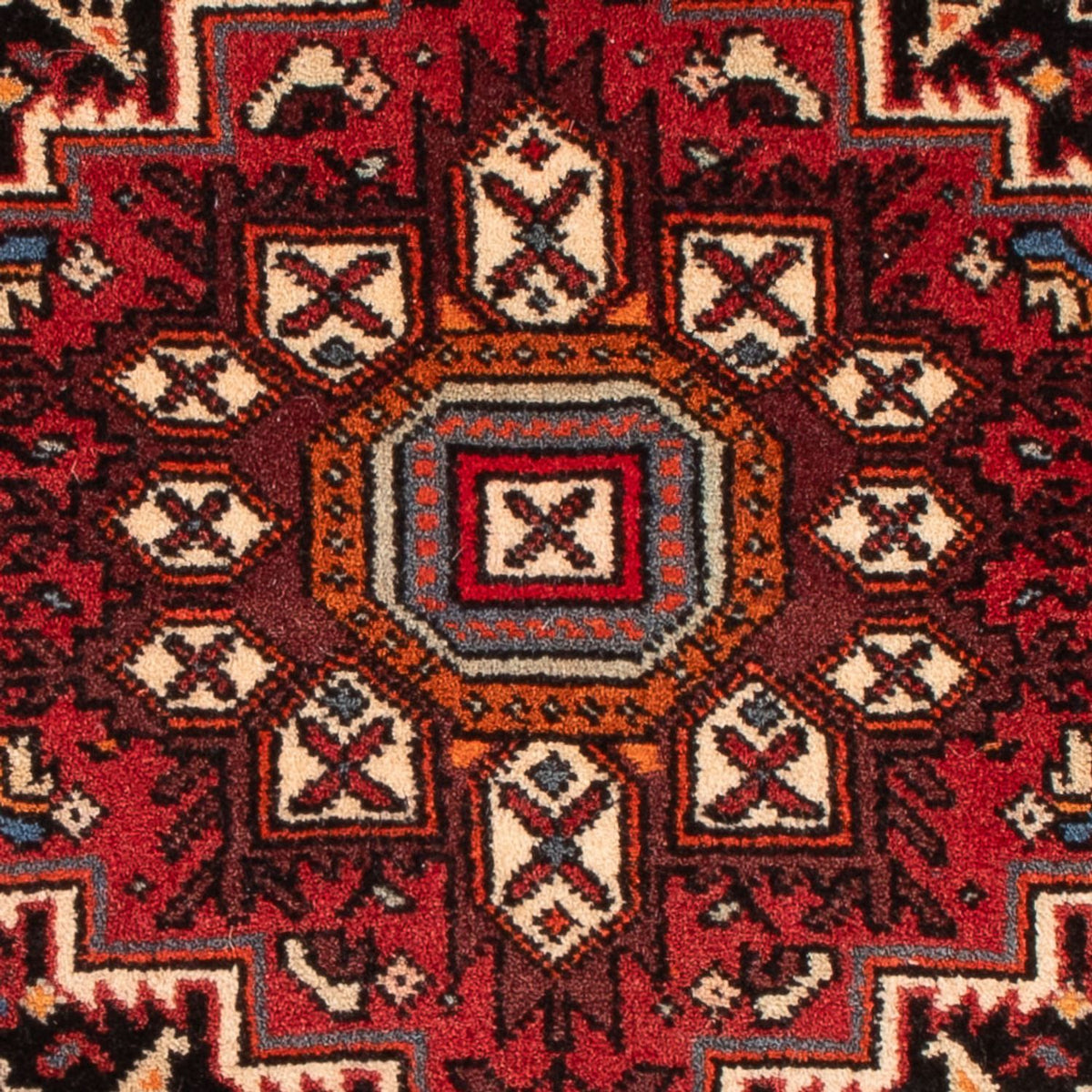 Alfombra persa - Nómada - 60 x 40 cm - rojo
