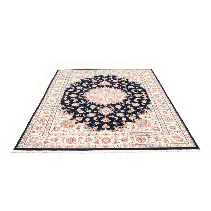 Alfombra Persa - Tabriz - Real - 235 x 170 cm - azul oscuro