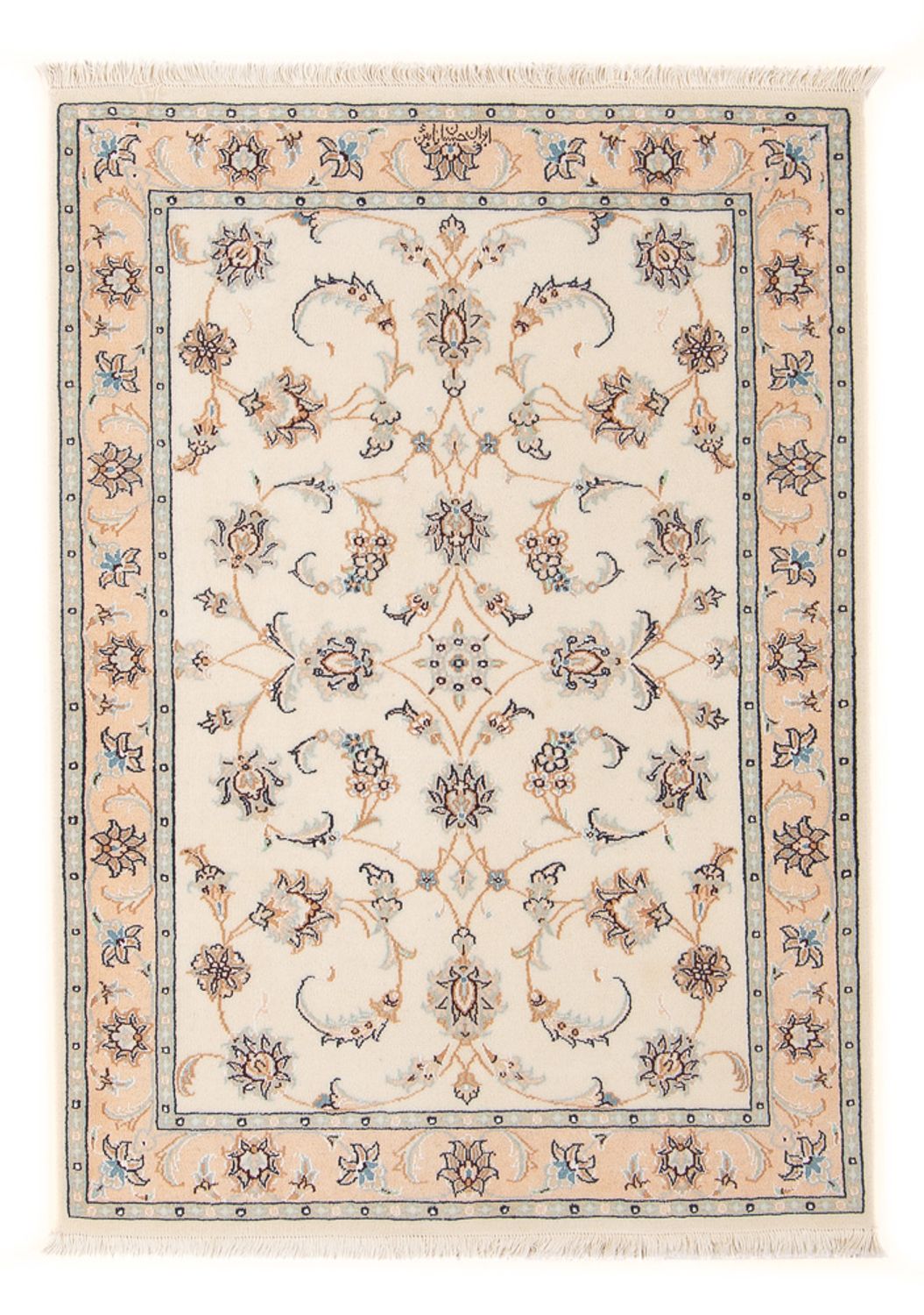 Alfombra Persa - Nain - Prima - 118 x 80 cm - crema