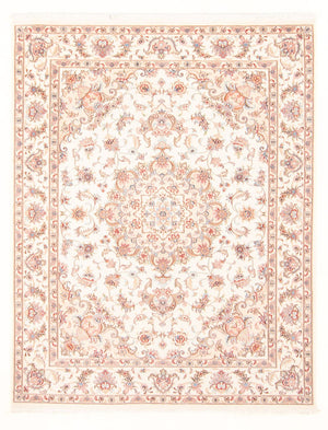 Alfombra Persa - Tabriz - Real - 194 x 148 cm - crema