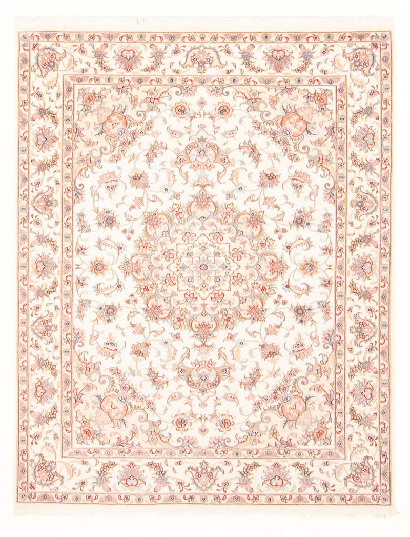 Alfombra Persa - Tabriz - Real - 194 x 148 cm - crema