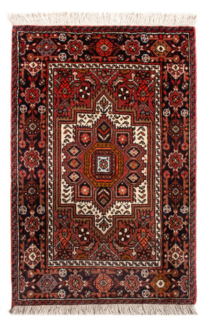 Alfombra persa - Nómada - 72 x 48 cm - rojo