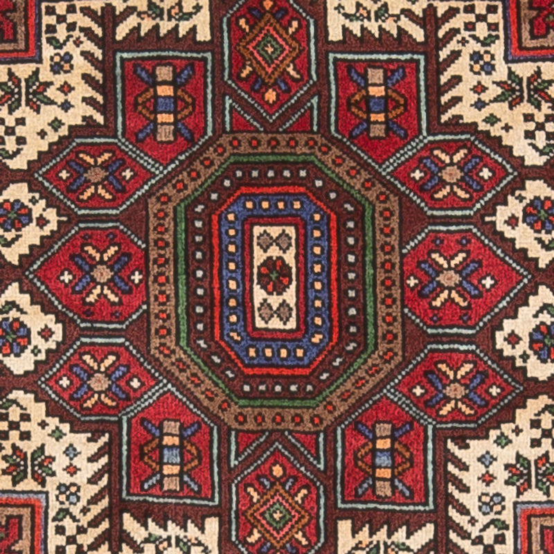 Alfombra persa - Nómada - 122 x 77 cm - rojo