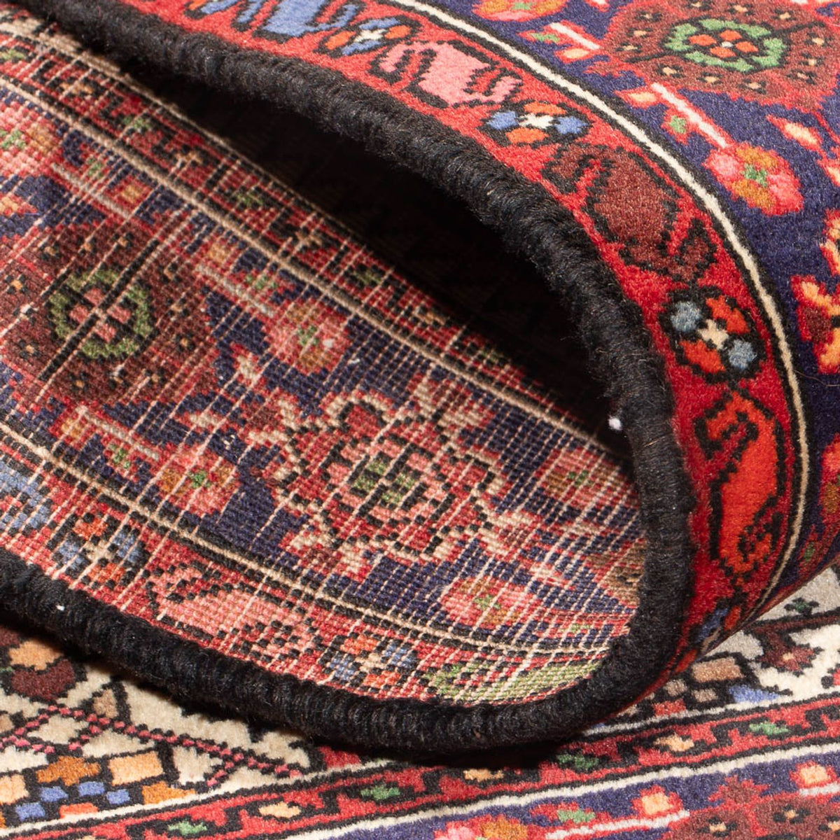 Alfombra persa - Nómada - 122 x 77 cm - rojo