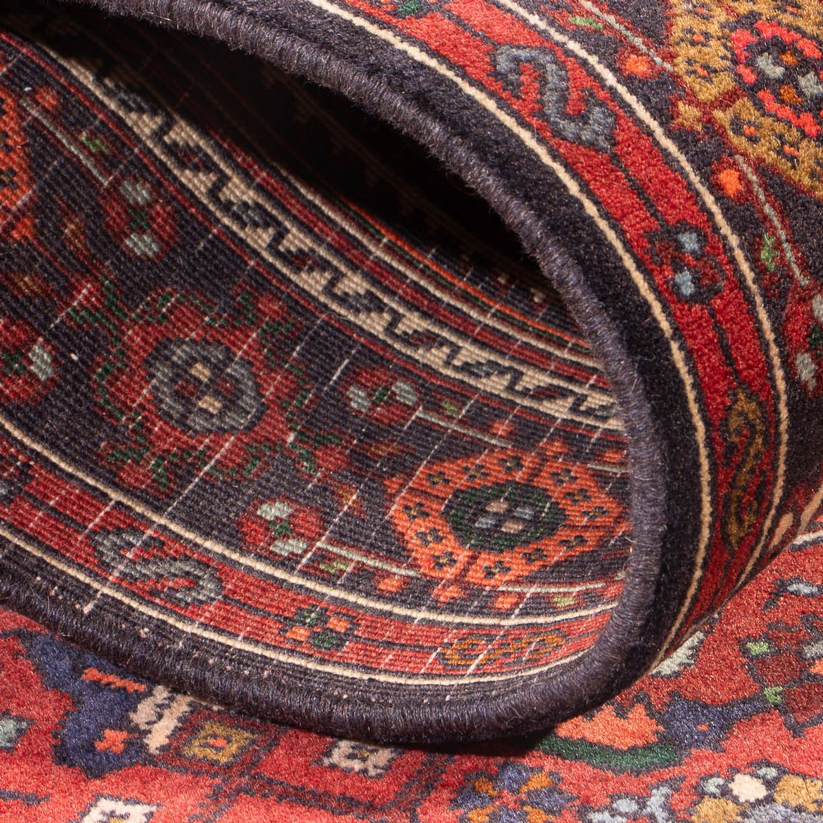 Alfombra persa - Nómada - 130 x 76 cm - rojo