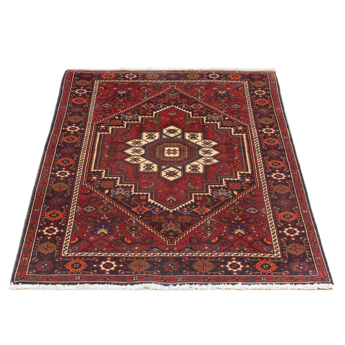 Alfombra persa - Nómada - 130 x 76 cm - rojo