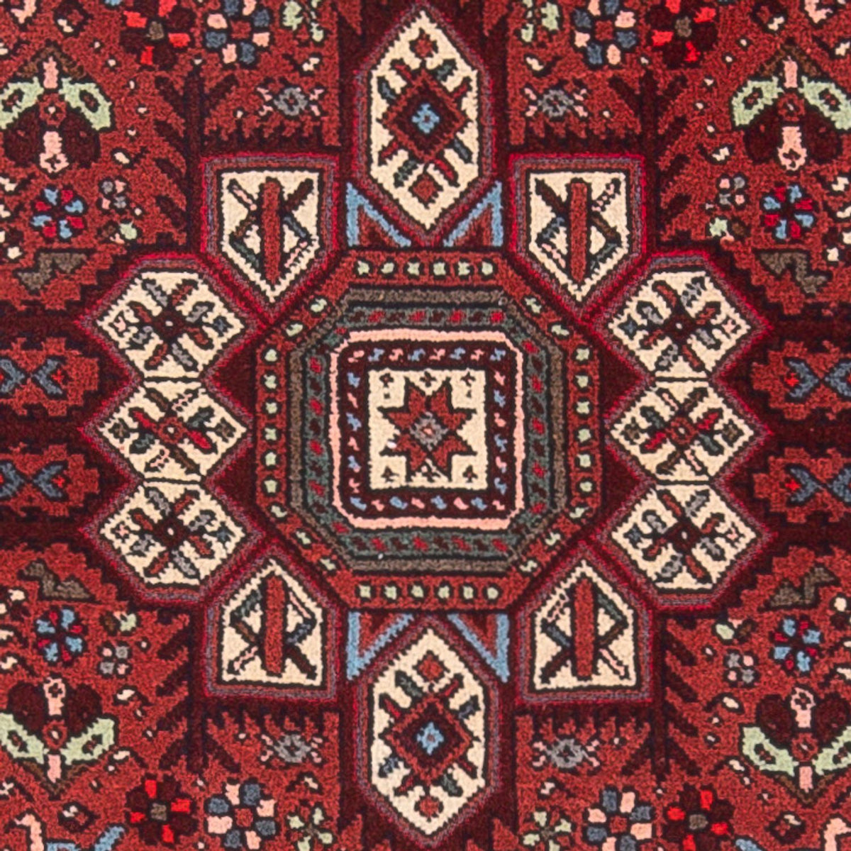 Alfombra persa - Nómada - 130 x 77 cm - rojo