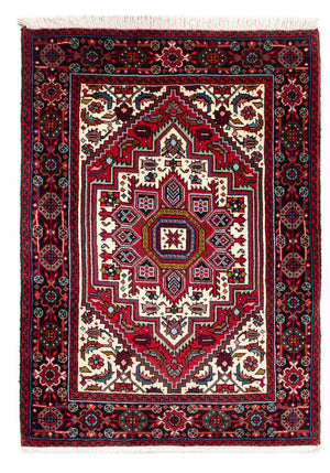 Alfombra persa - Nómada - 88 x 63 cm - rojo
