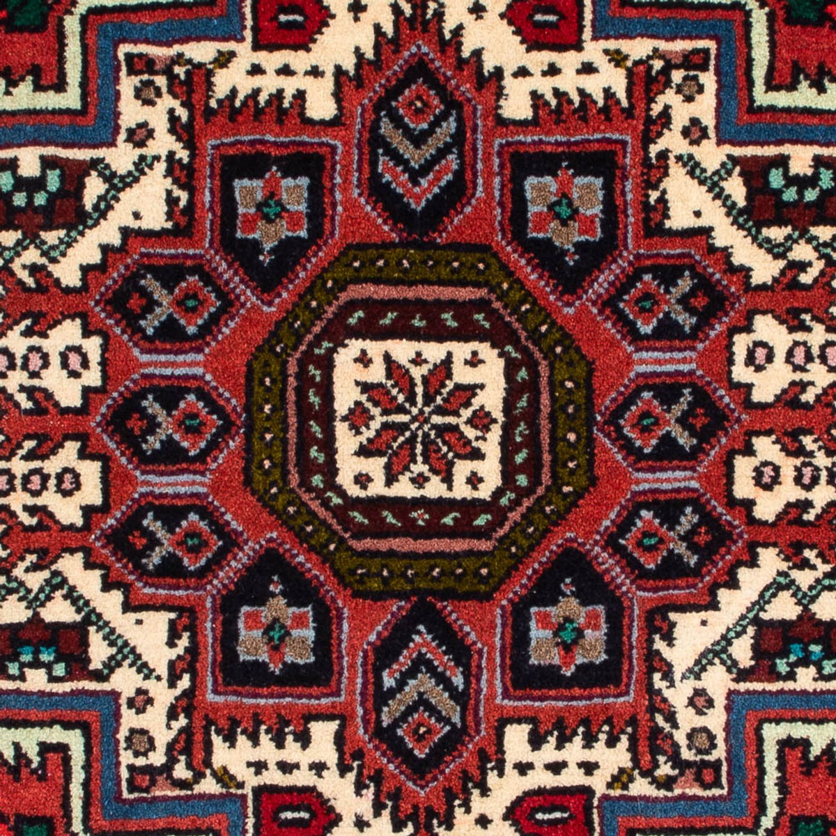 Alfombra persa - Nómada - 90 x 60 cm - crema