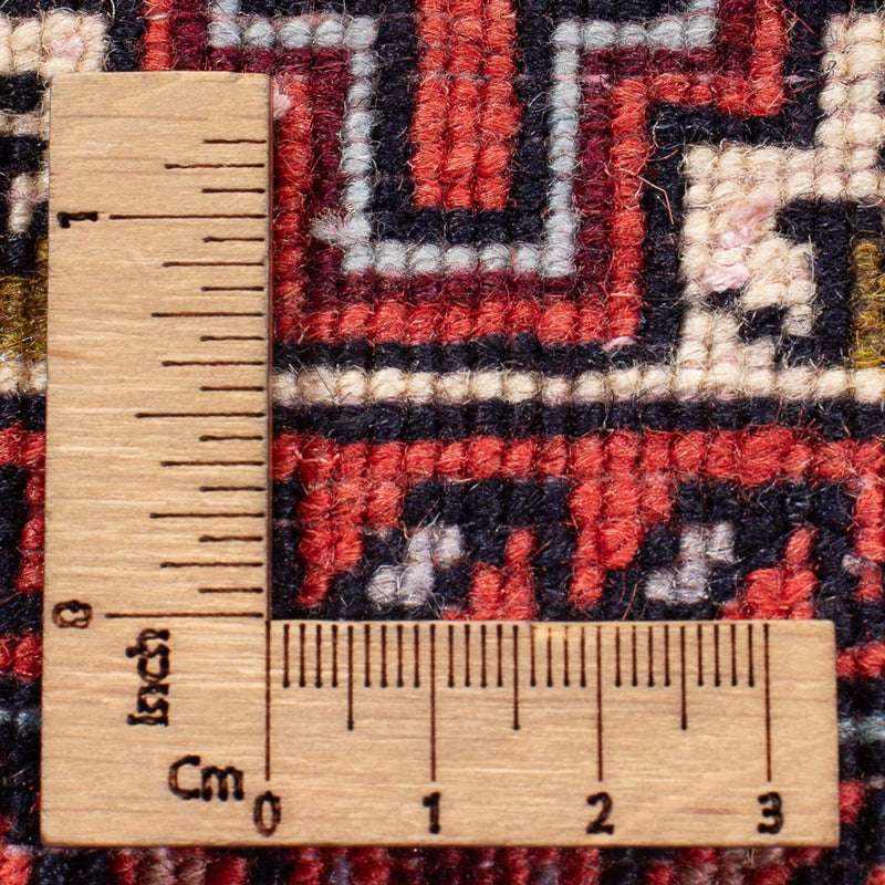 Alfombra persa - Nómada - 123 x 82 cm - rojo oscuro