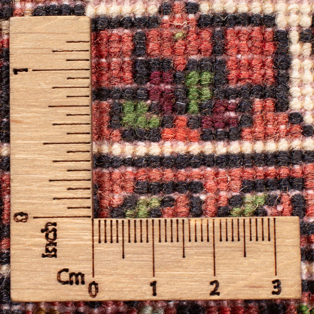 Alfombra persa - Nómada - 121 x 74 cm - crema