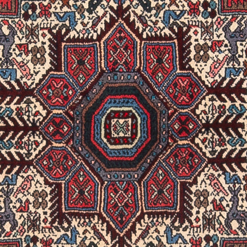 Alfombra persa - Nómada - 124 x 70 cm - crema