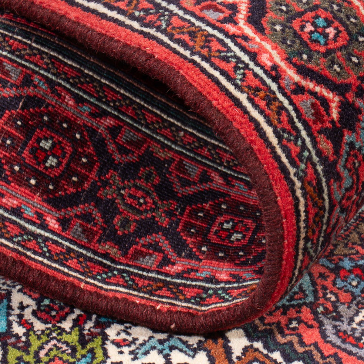 Alfombra persa - Nómada - 124 x 70 cm - crema