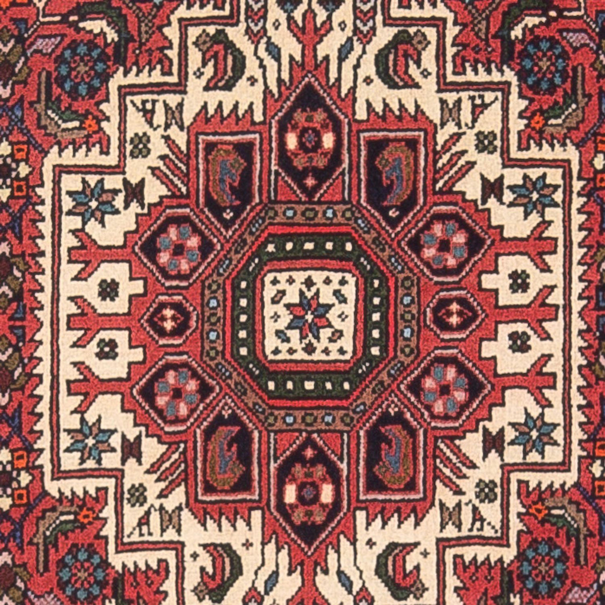 Alfombra persa - Nómada - 125 x 75 cm - crema