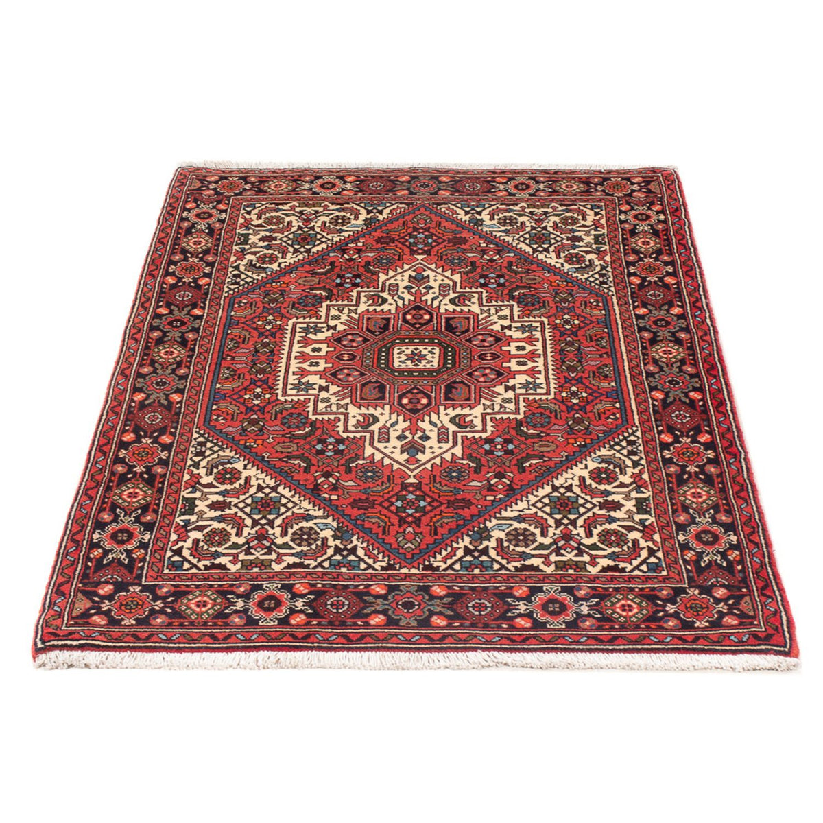 Alfombra persa - Nómada - 125 x 75 cm - crema
