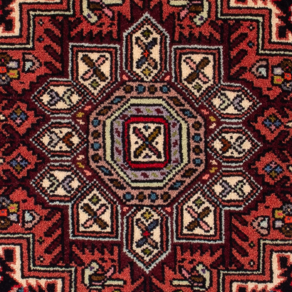 Alfombra persa - Nómada - 80 x 52 cm - crema