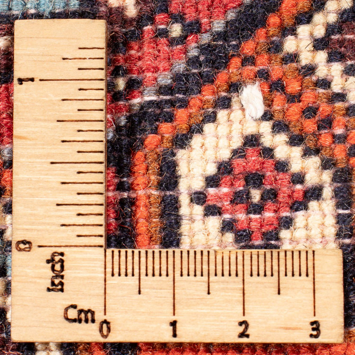 Alfombra persa - Nómada - 68 x 50 cm - crema