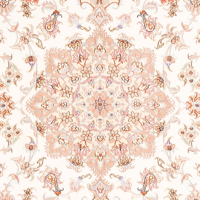 Alfombra persa - Tabriz - 202 x 150 cm - crema