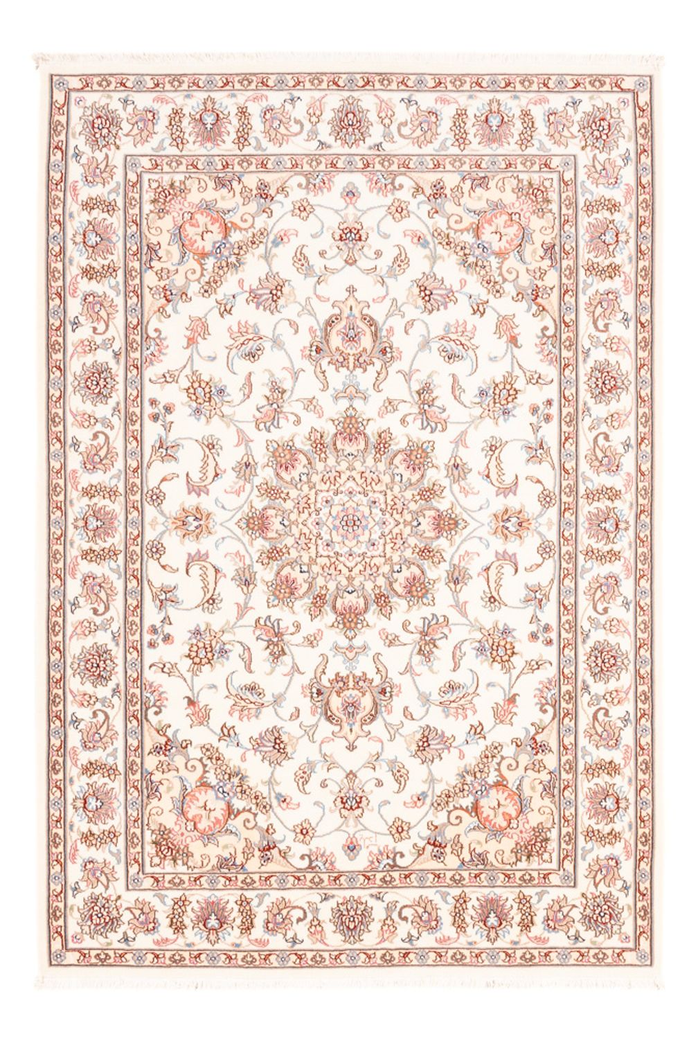 Alfombra persa - Tabriz - 178 x 121 cm - crema